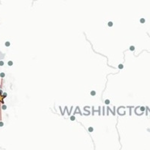 Thumbnail of a regional airport map with linked access metrics.